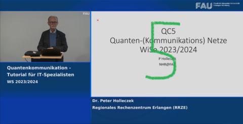 Zum Artikel "Quantum Communication V – Tutorial for IT Specialists Part 5 (Dr. Peter Holleczek) / german language"